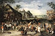 BRUEGHEL, Jan the Elder St Martin df oil on canvas